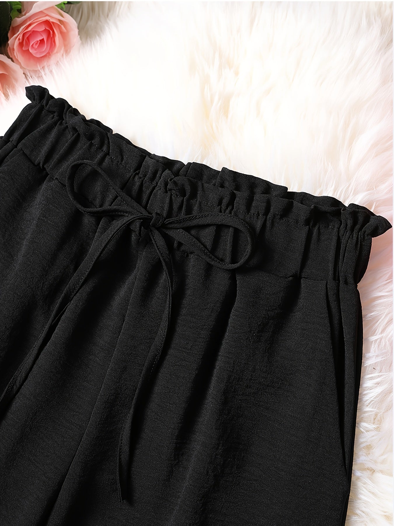 Veloria™ – Pantalon Femme Taille Haute Large et Fluide, Élégant & Confortable