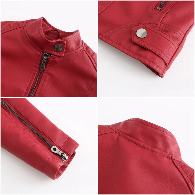 Veloria™ – Veste Femme en Cuir Zippée Style Biker Élégante