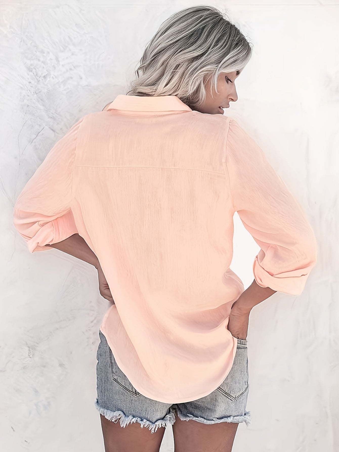 Velurise™ – Chemisier Femme Chic Tendance à Manches Longues