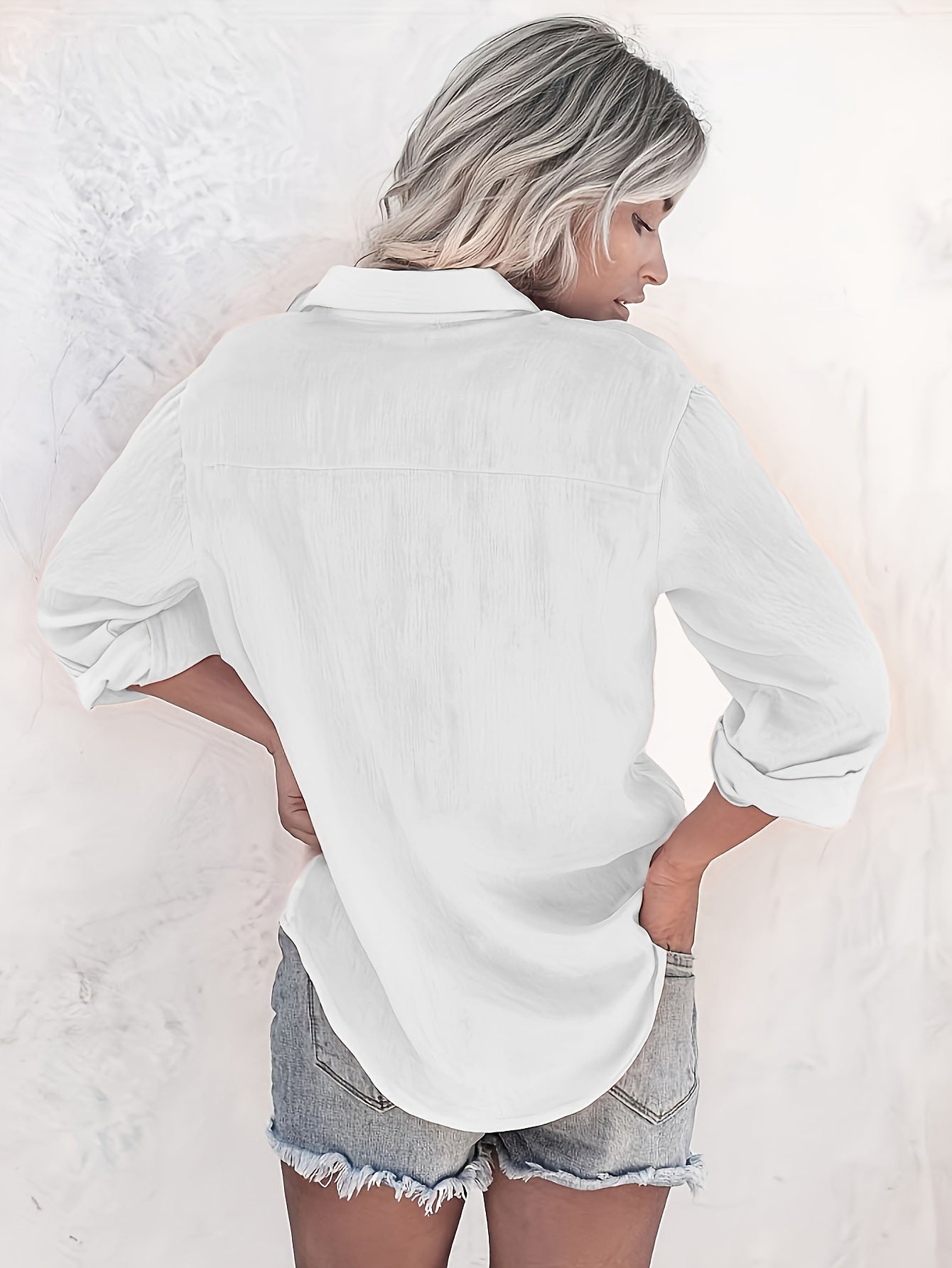 Velurise™ – Chemisier Femme Chic Tendance à Manches Longues