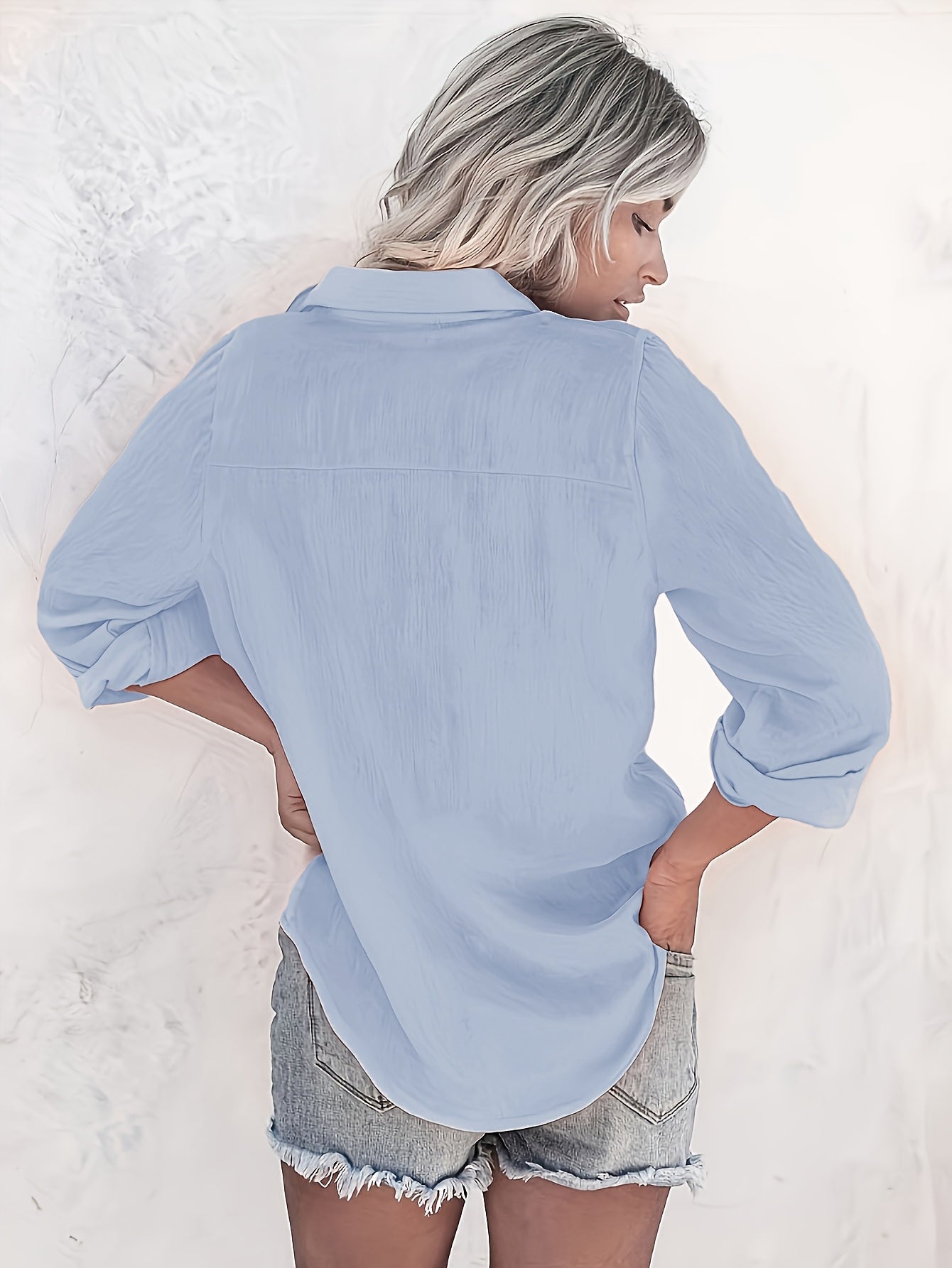 Velurise™ – Chemisier Femme Chic Tendance à Manches Longues