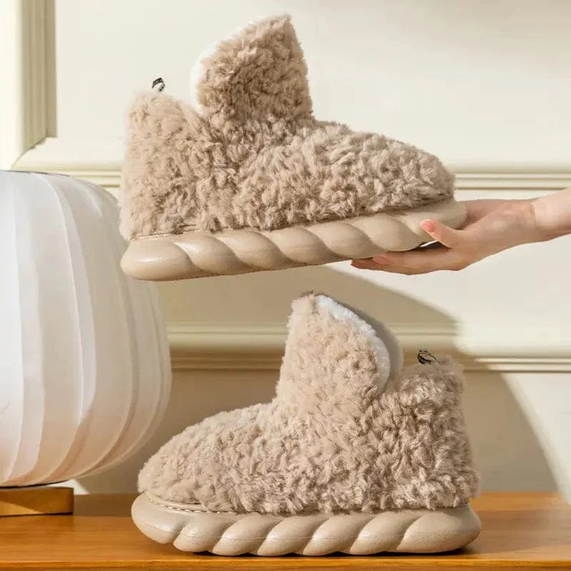 VelvetNest™ – Chaussons Ultra Douillets Femme