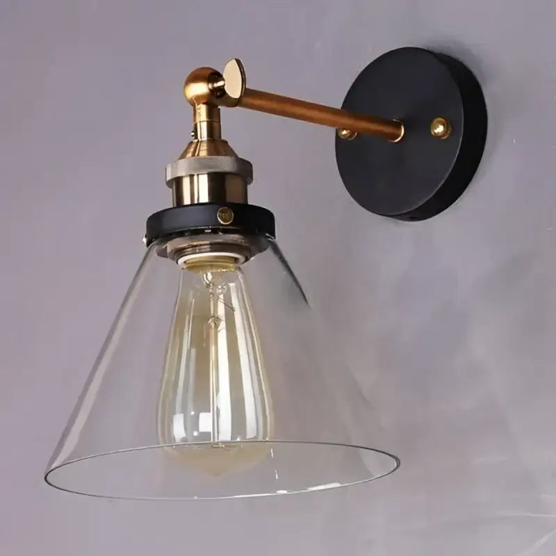 Verona™ – Applique Murale Vintage en Verre & Métal – Éclairage Élégant