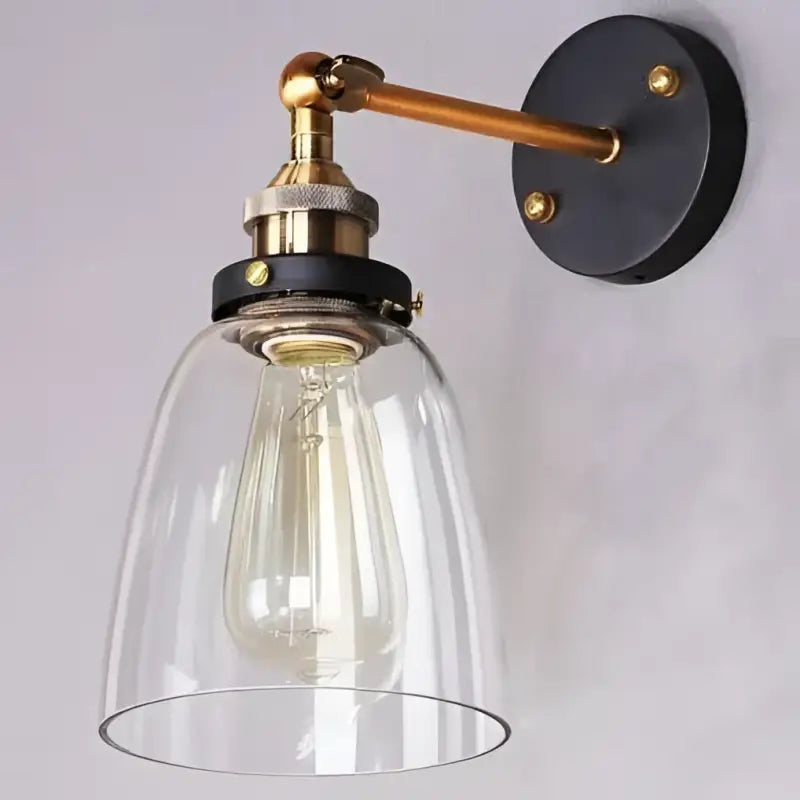 Verona™ – Applique Murale Vintage en Verre & Métal – Éclairage Élégant