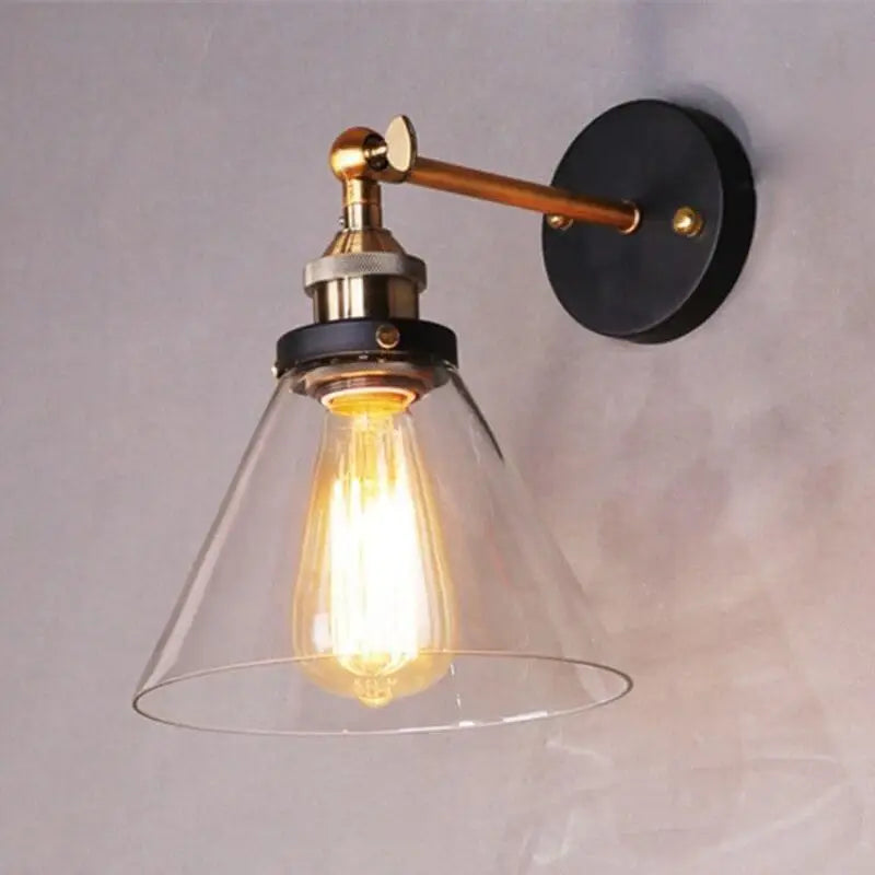 Verona™ – Applique Murale Vintage en Verre & Métal – Éclairage Élégant