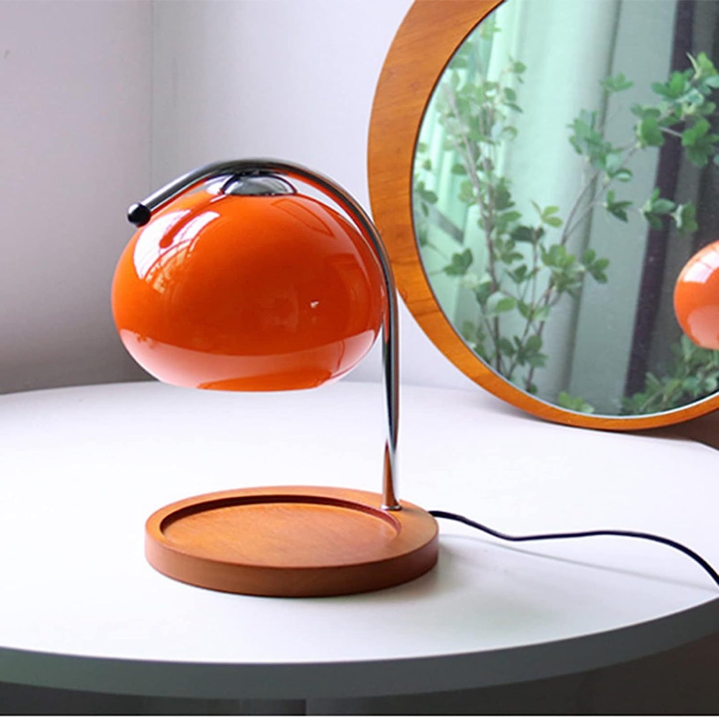 VerraLume™ – Lampe de Table Chauffe-Bougie Élégante en Verre Design LED