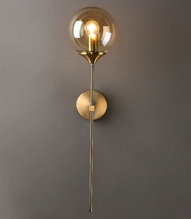 Verria™ – applique murale design verre fumé, halo doux et élégant