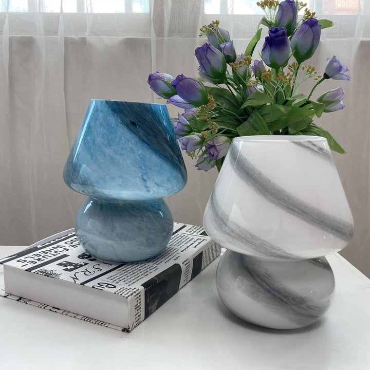 Verrilune™ – Lampe De Table Champignon En Verre Faite À La Main