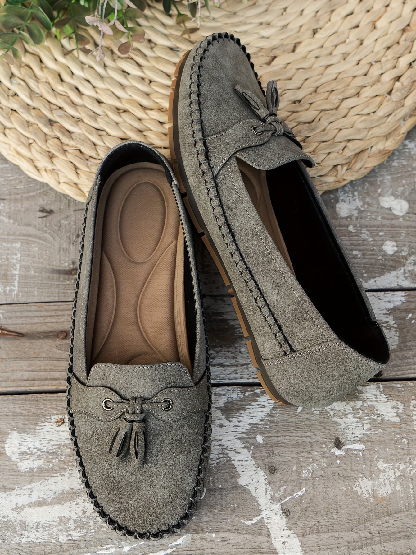 Mocassin Femme Chic et Confortable avec Décoration Noeud