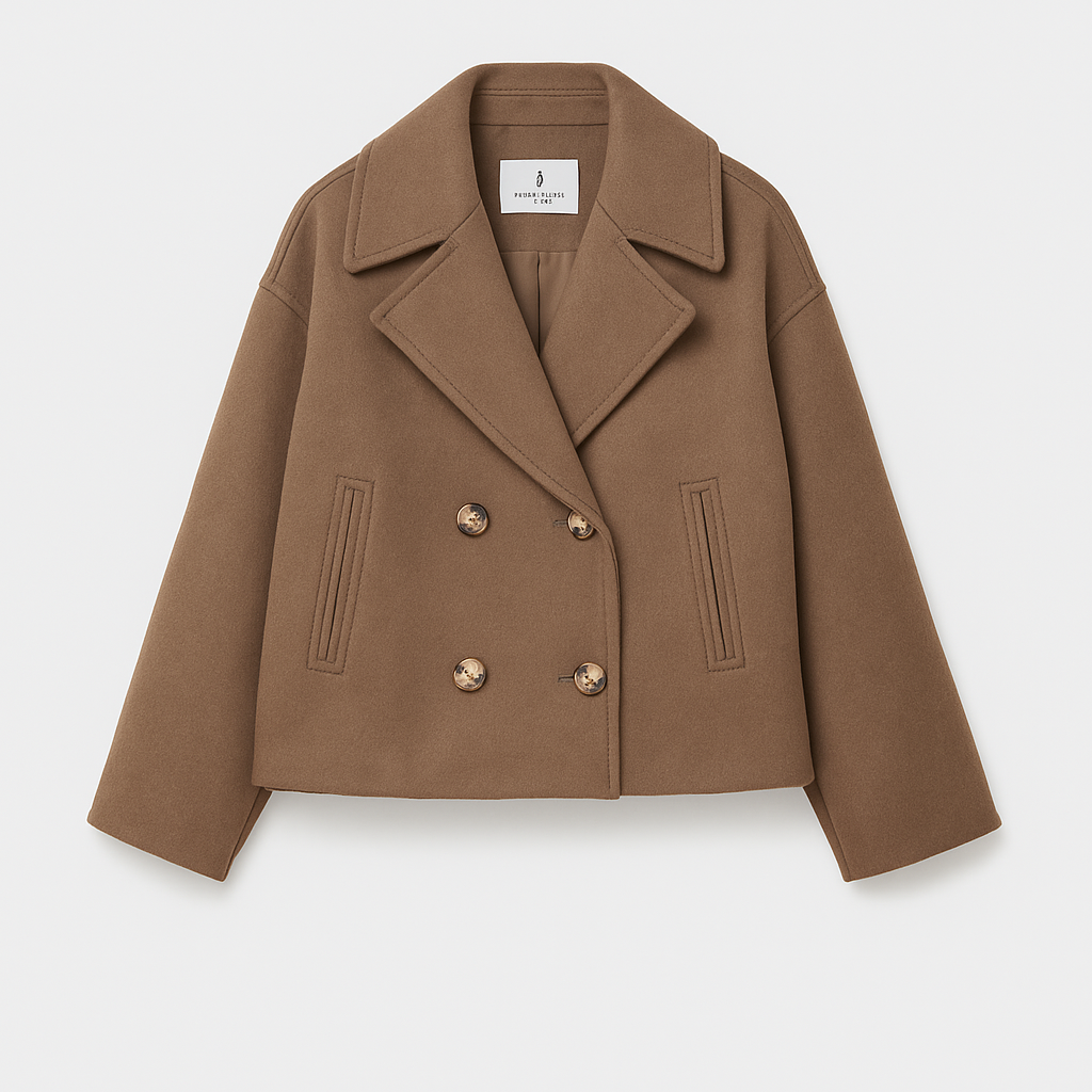 Veston Court Femme Taille Cintrée