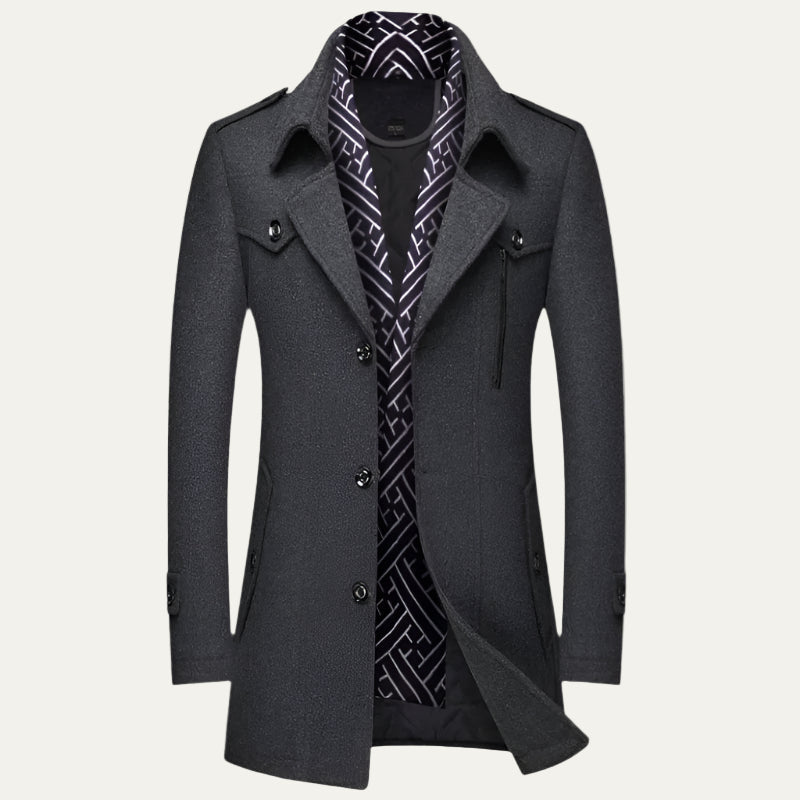 Caban court Homme Style Militaire Casual