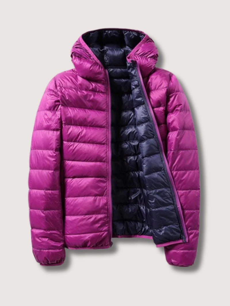Veste légère à capuche femme hiver