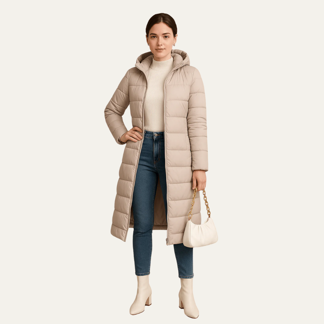 Parka femme longue et chaud pour hiver