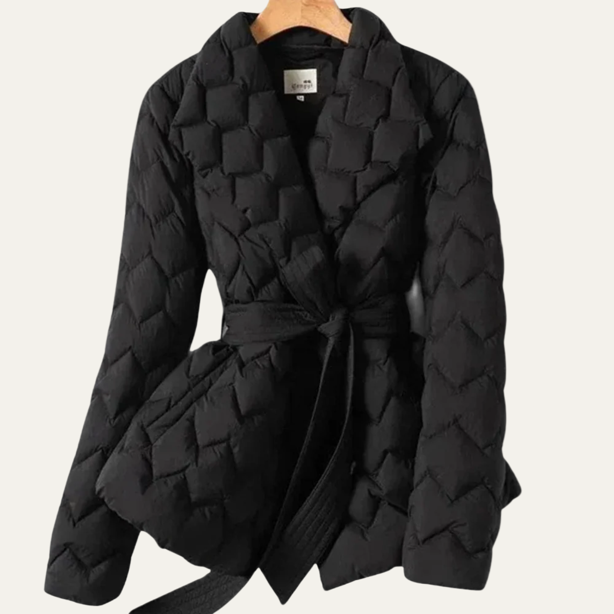 Veste d'hiver matelassée femme taille ajustable