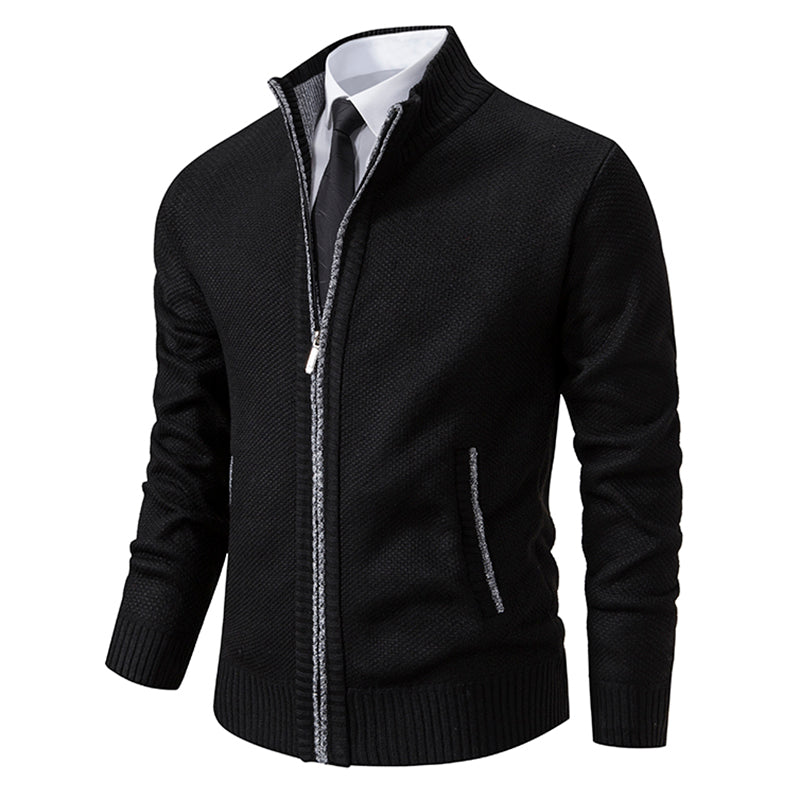 Gilet Homme Zippé en Molleton Doux et Confortable