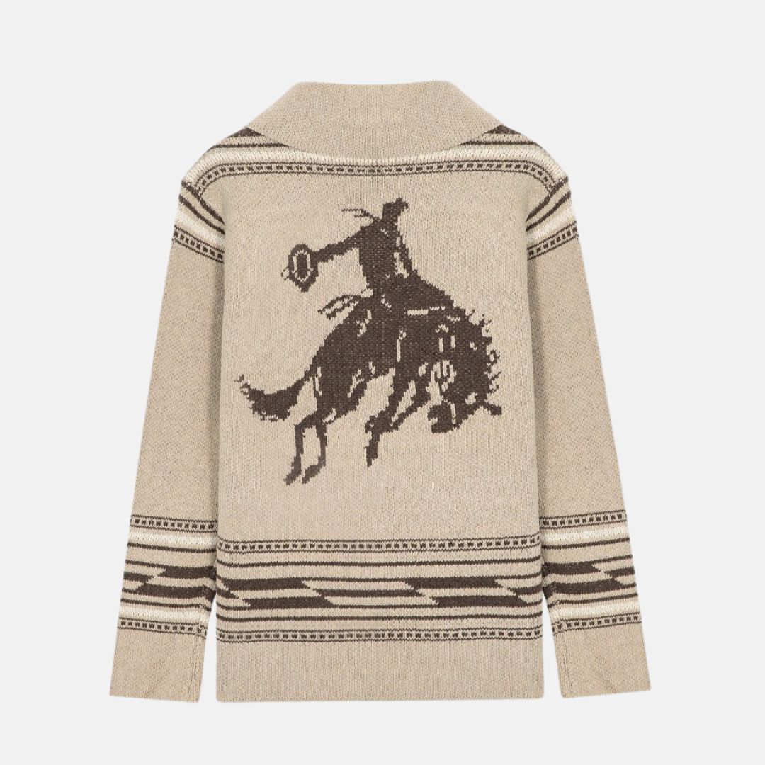 VogeLuxe | Gilet en maille épaisse style sud-ouest pour homme 1