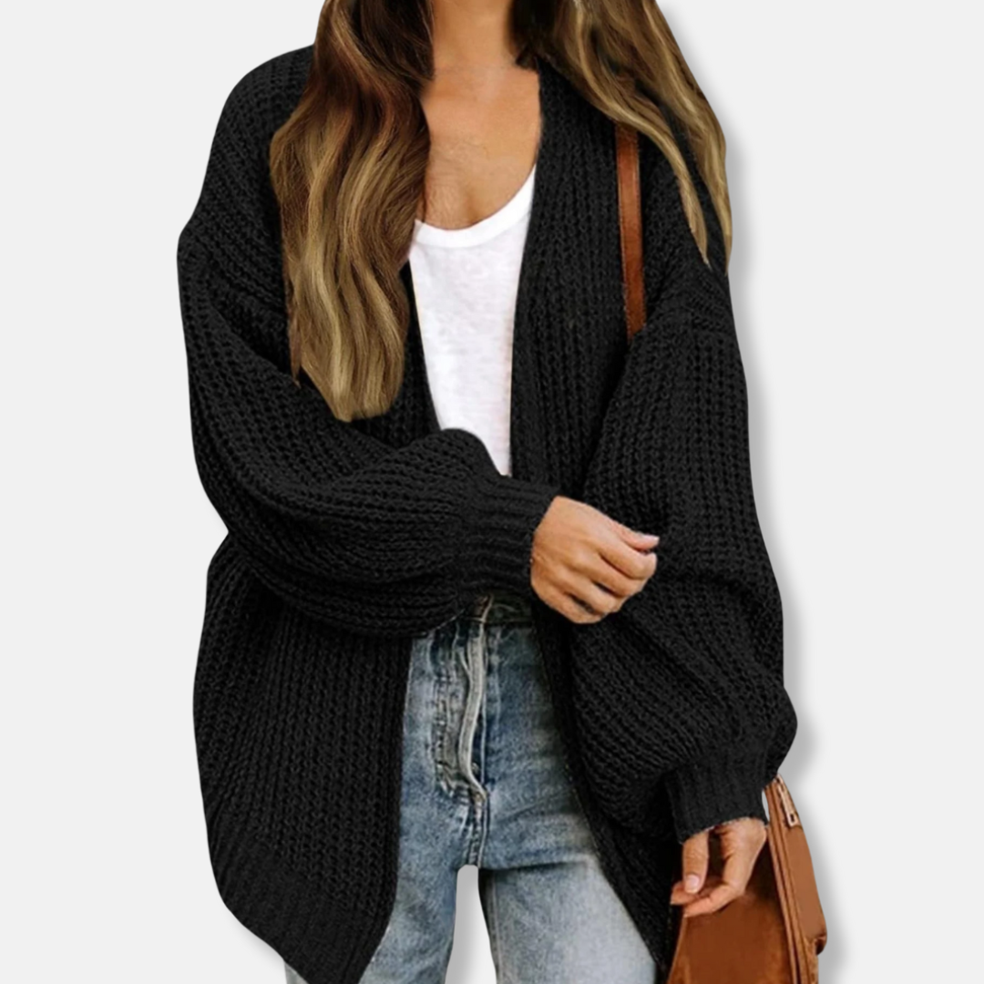 Gilet femme Oversize à manches bouffantes tendance