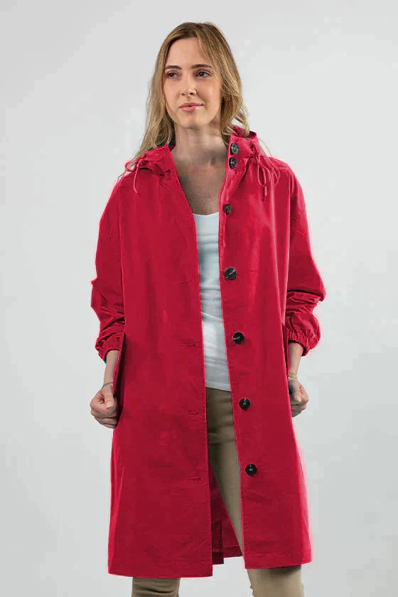 Veste imperméable femme à capuche légère
