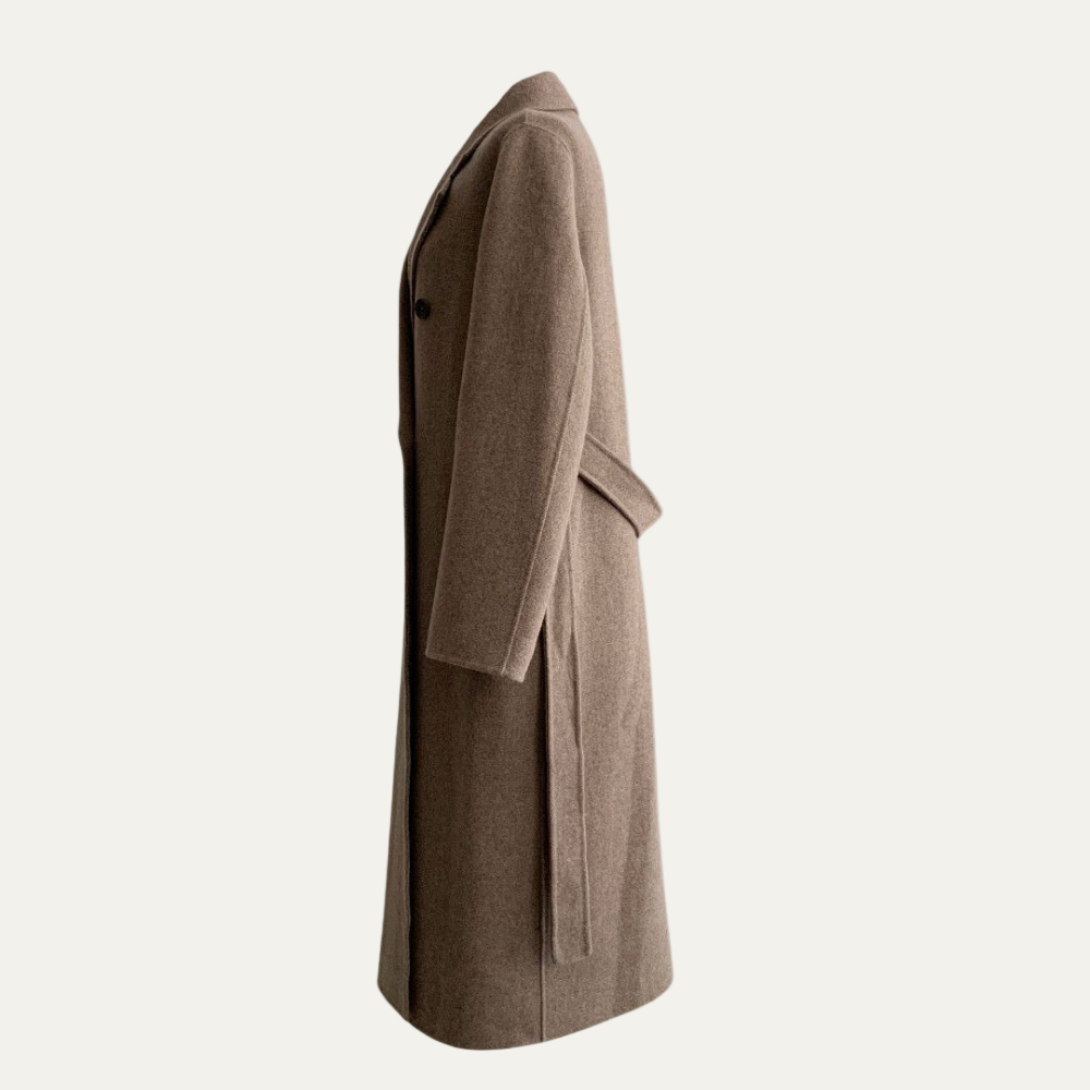 VogeLuxe | Manteau long élégant croisé pour femme 5