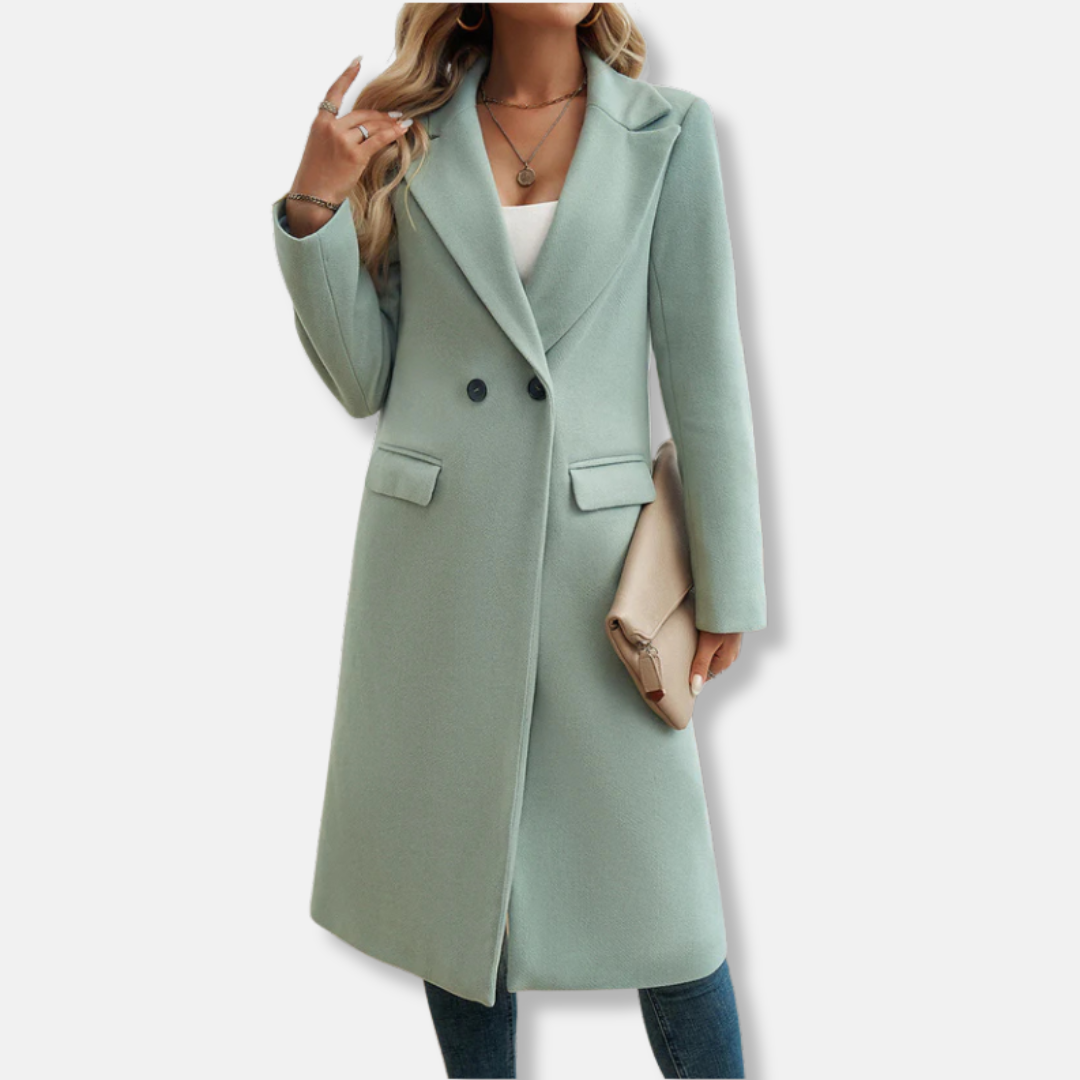 VogeLuxe | Manteau long tailleur pour femme 2