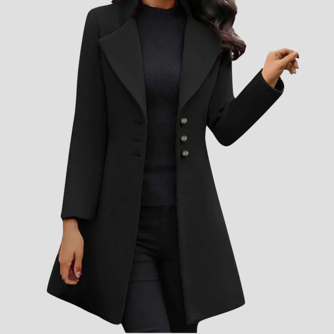Manteau Femme Élégant Taille Avenant