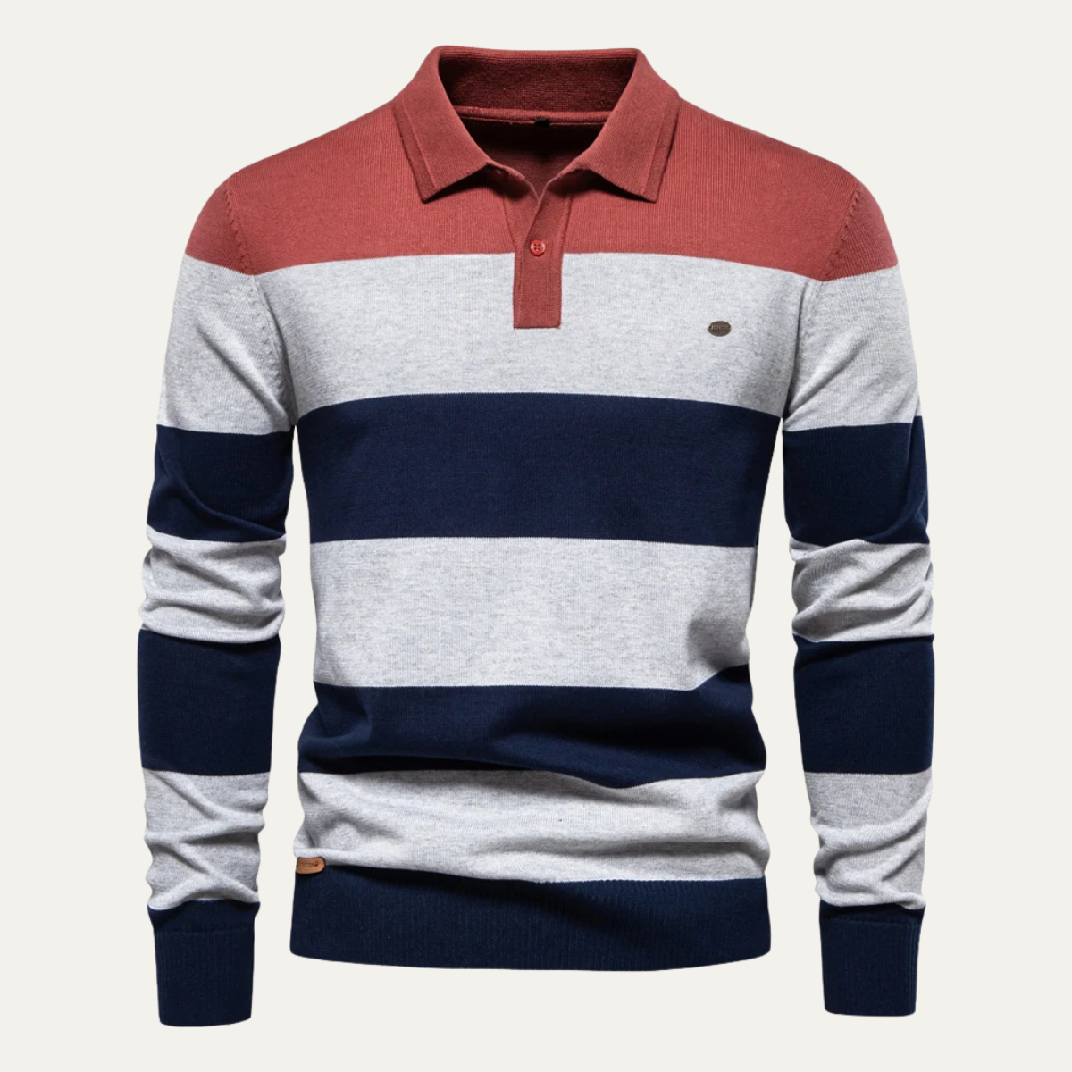 Polo Homme Maille Colorée Décontracté