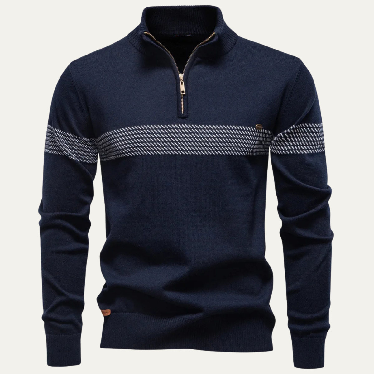 Pull Homme À Capuchon Zippé Imprimé