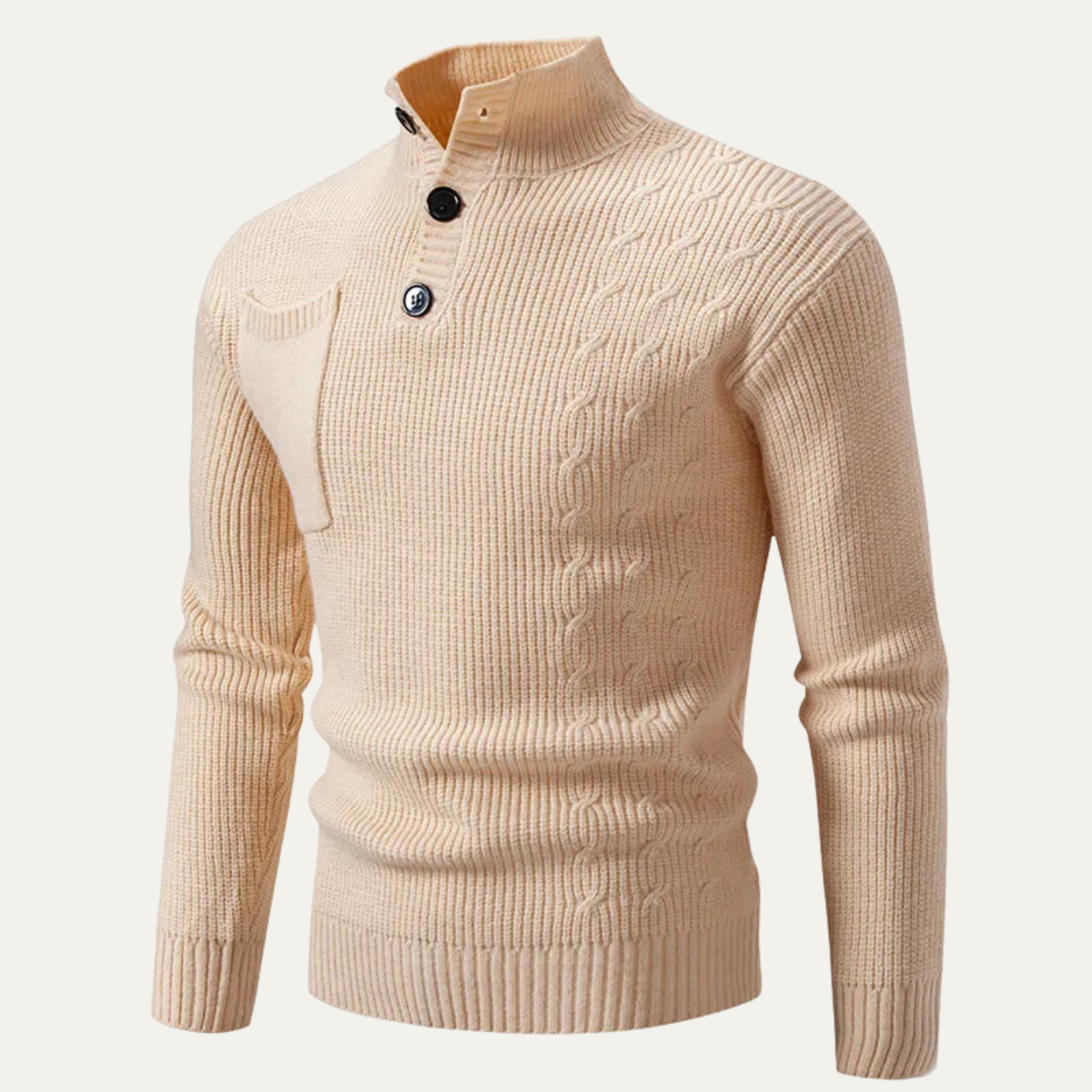 Pull Homme Slim Fit Côtelé Élégant