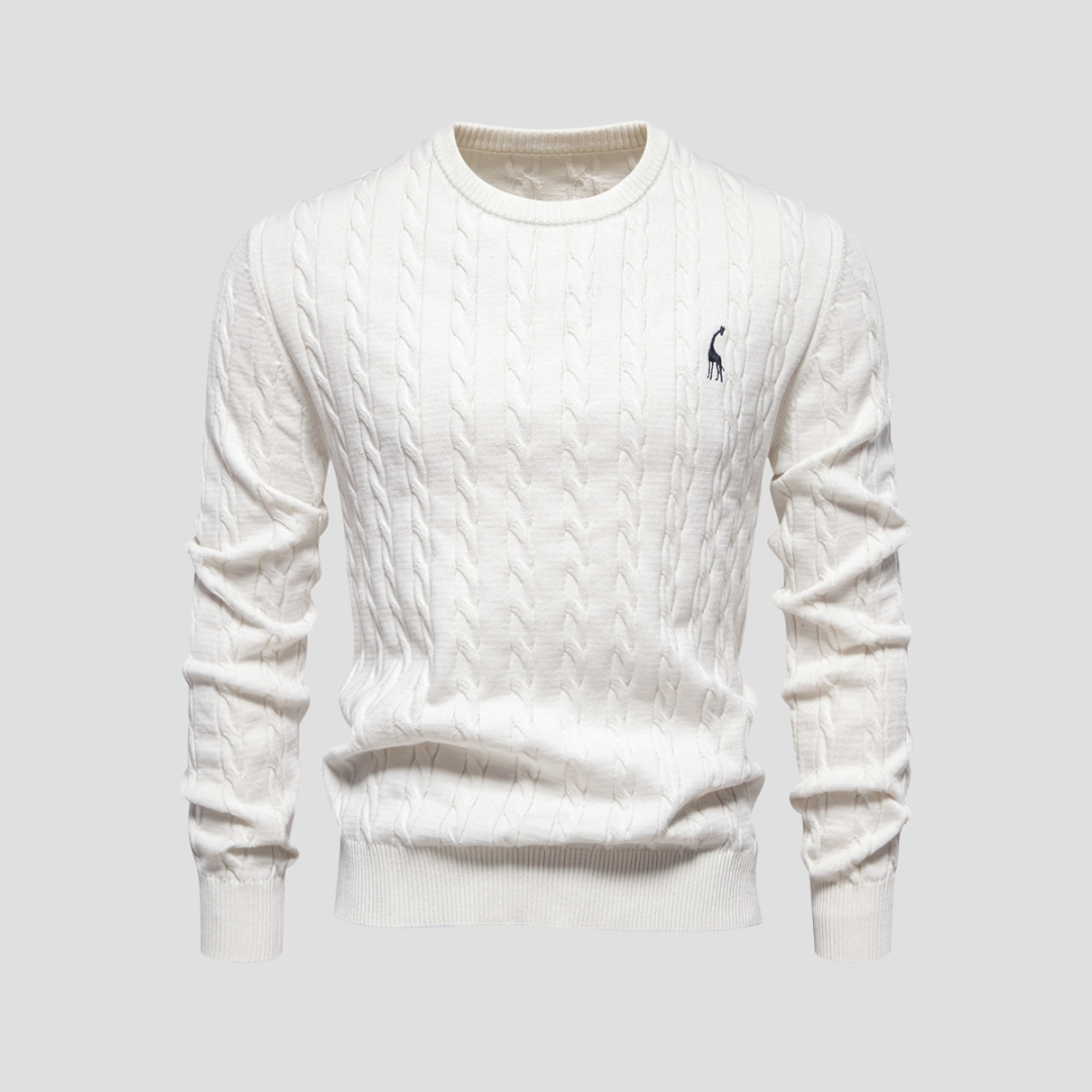 VogeLuxe | Pull en maille torsadée Heritage pour homme 12
