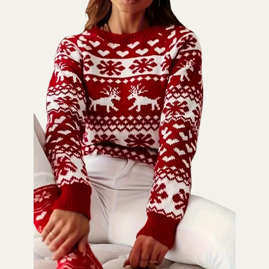 Pull en maille coloré pour femme hiver - PanierRoyale