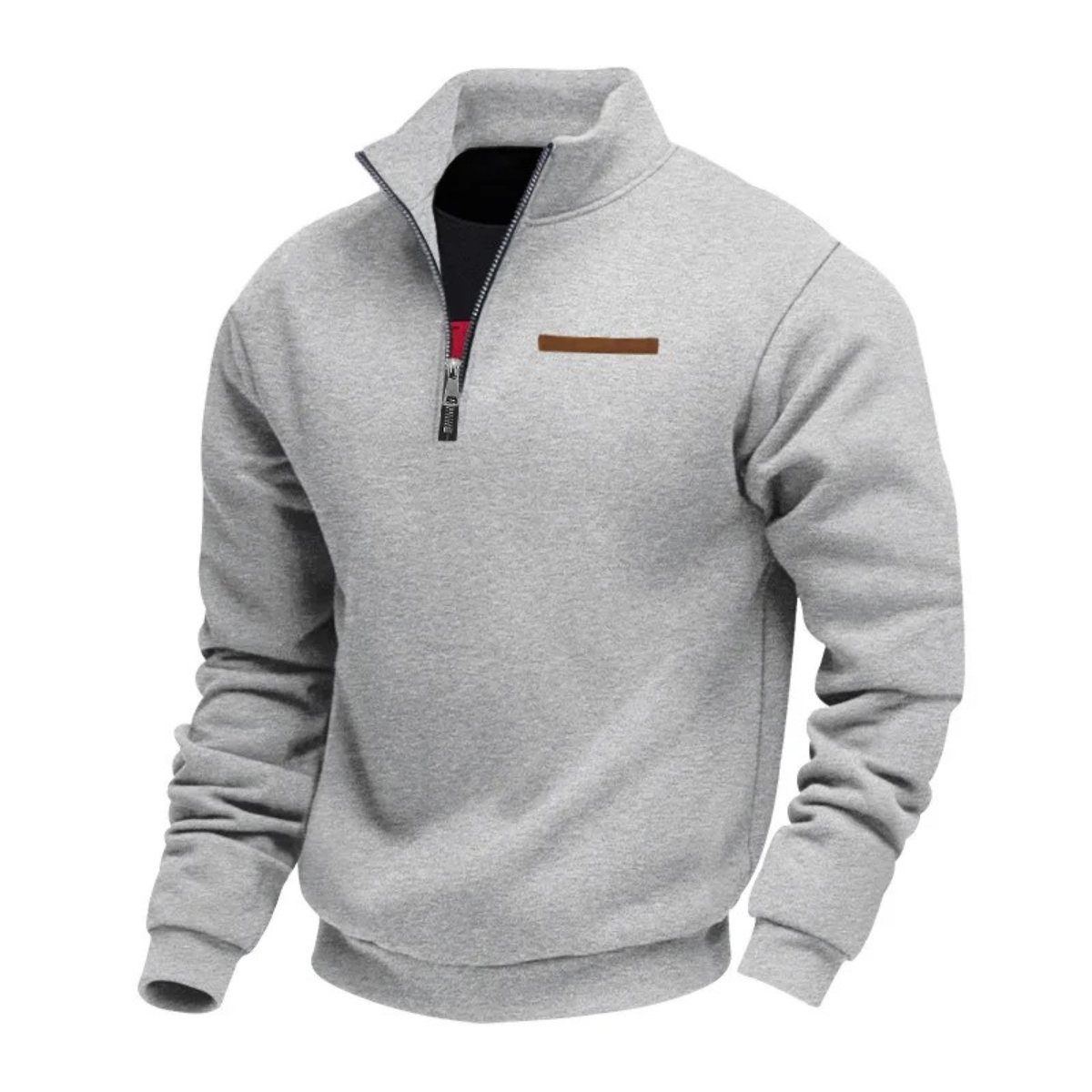VogeLuxe | Sweat-shirt à col montant zippé pour homme 11