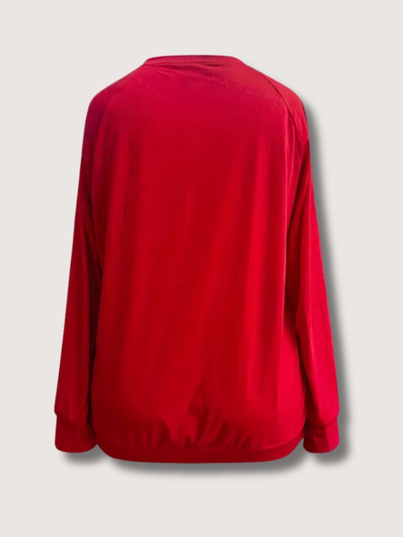 VogeLuxe | Sweat-shirt de Noël humoristique pour femme avec un écureuil 3