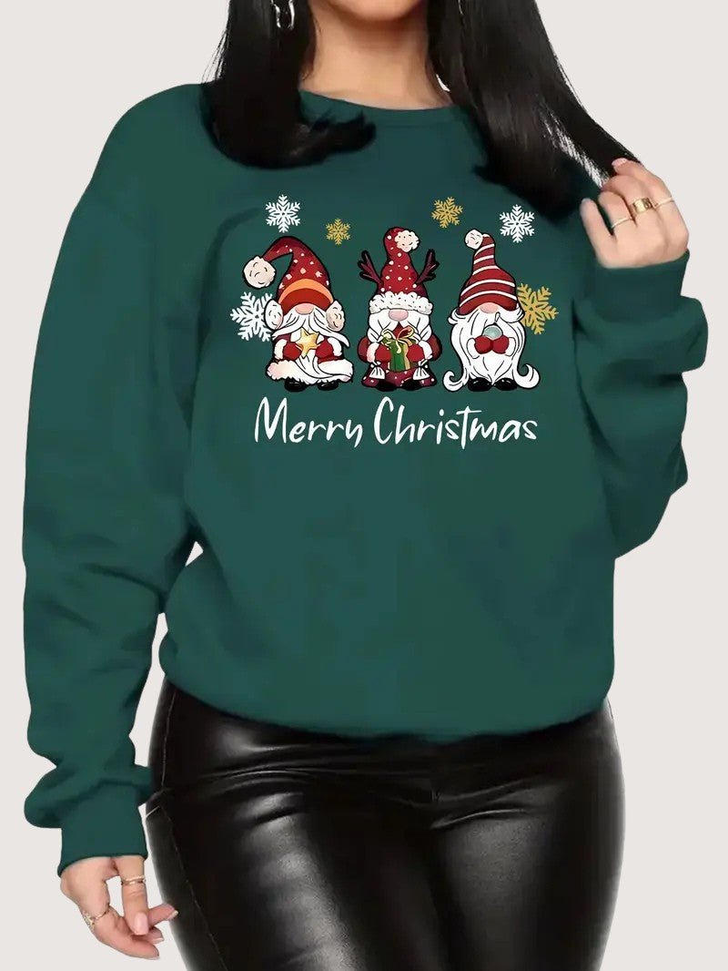 VogeLuxe | Sweat-shirt de Noël pour homme avec un gnome 9