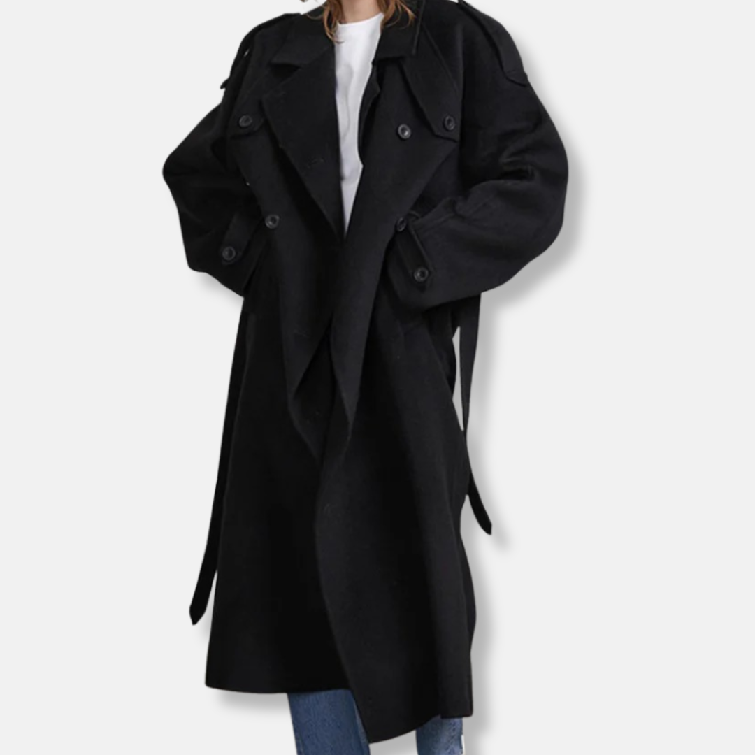 Manteau long femme décontracté et élégant