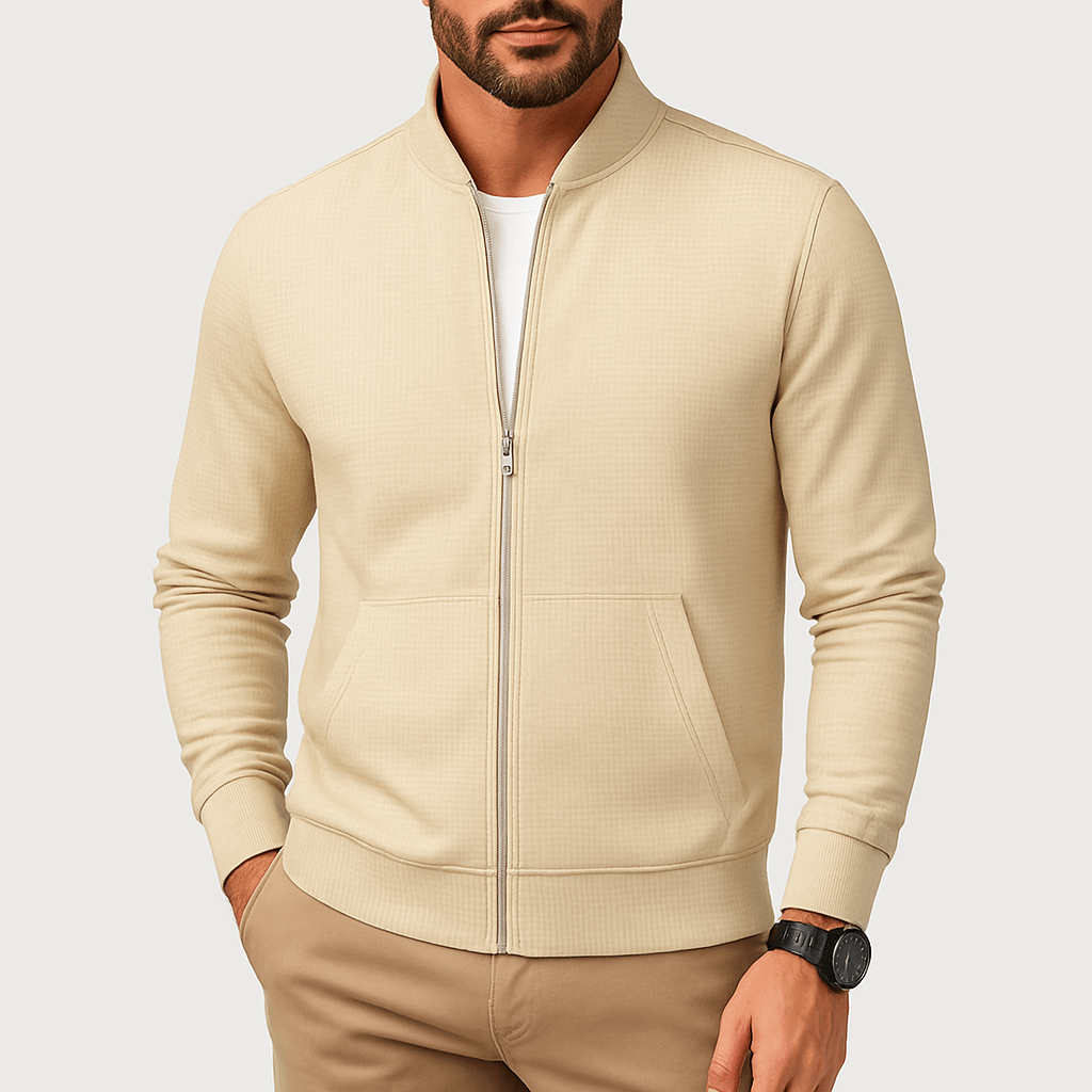 VogeLuxe | Veste-chemise zippée pour homme 4