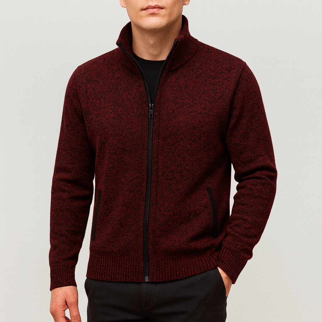 Veste zippée homme matelassée et imperméable
