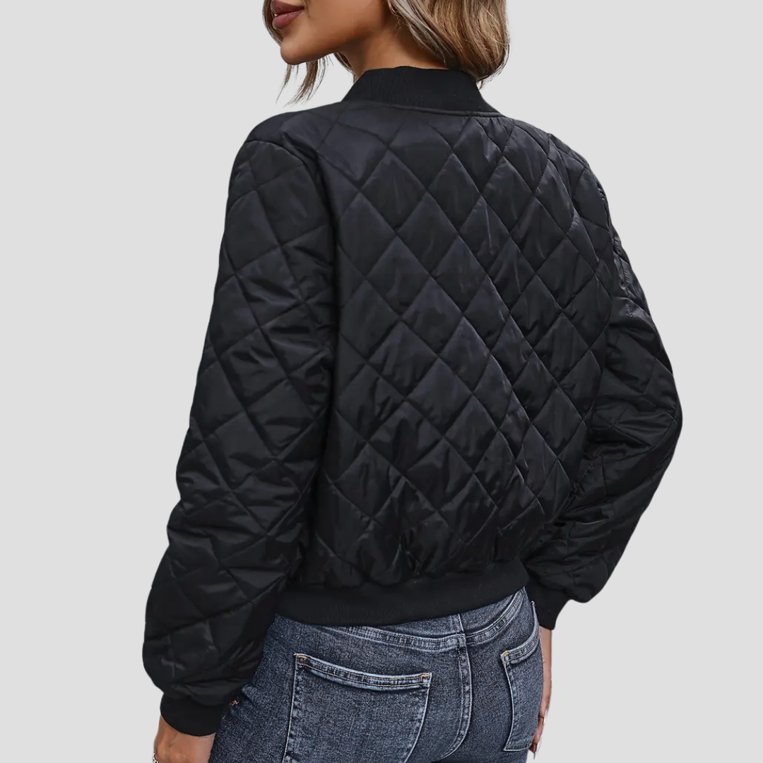 VogeLuxe | Veste bomber matelassée pour femme 3