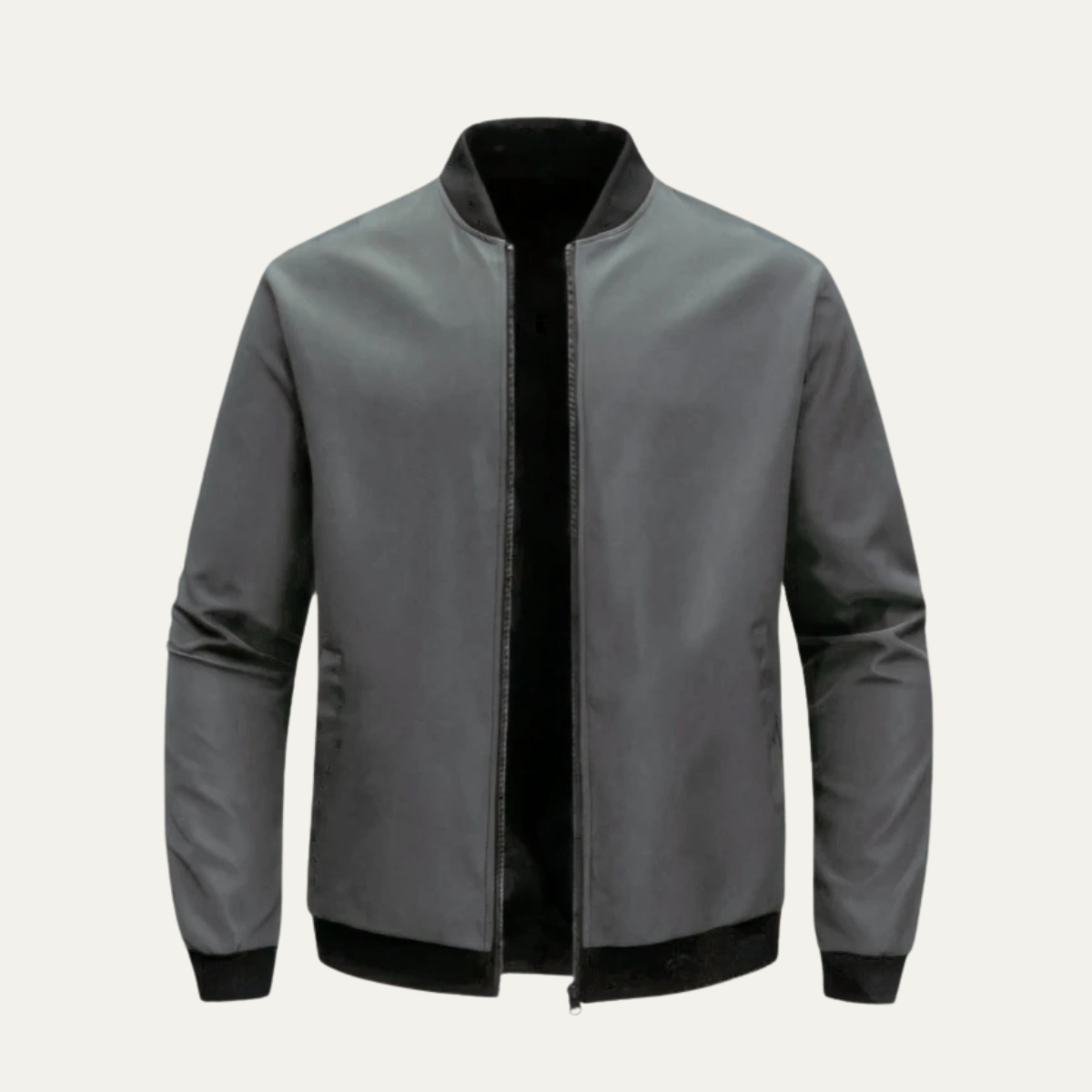 VogeLuxe | Veste bomber zippée minimaliste et légère pour homme 7