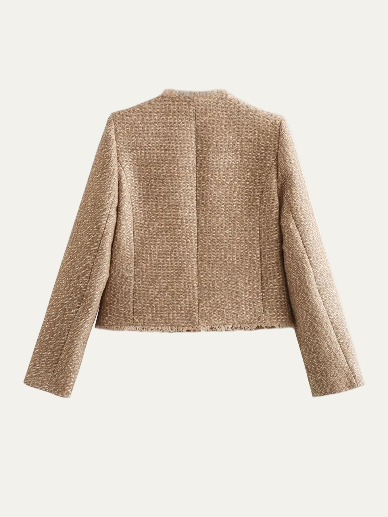 VogeLuxe | Veste courte élégante en tweed pour femme 2