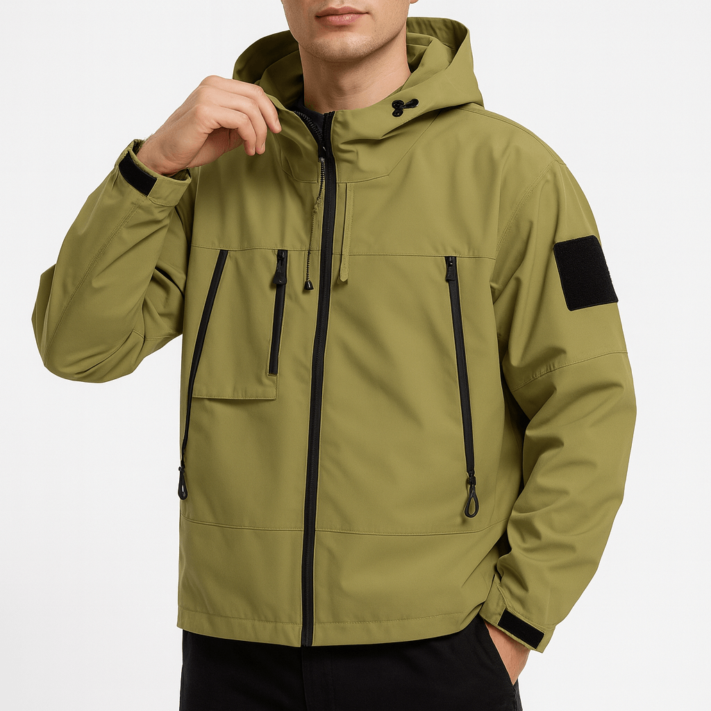 Veste homme imperméable avec nombreuses poches