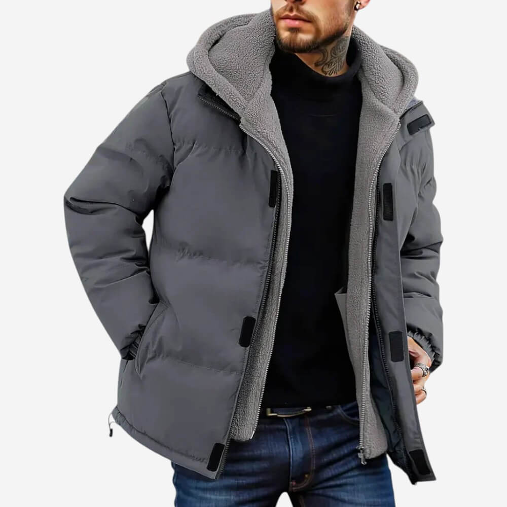 VogeLuxe | Veste matelassée d'hiver épaisse pour homme 1