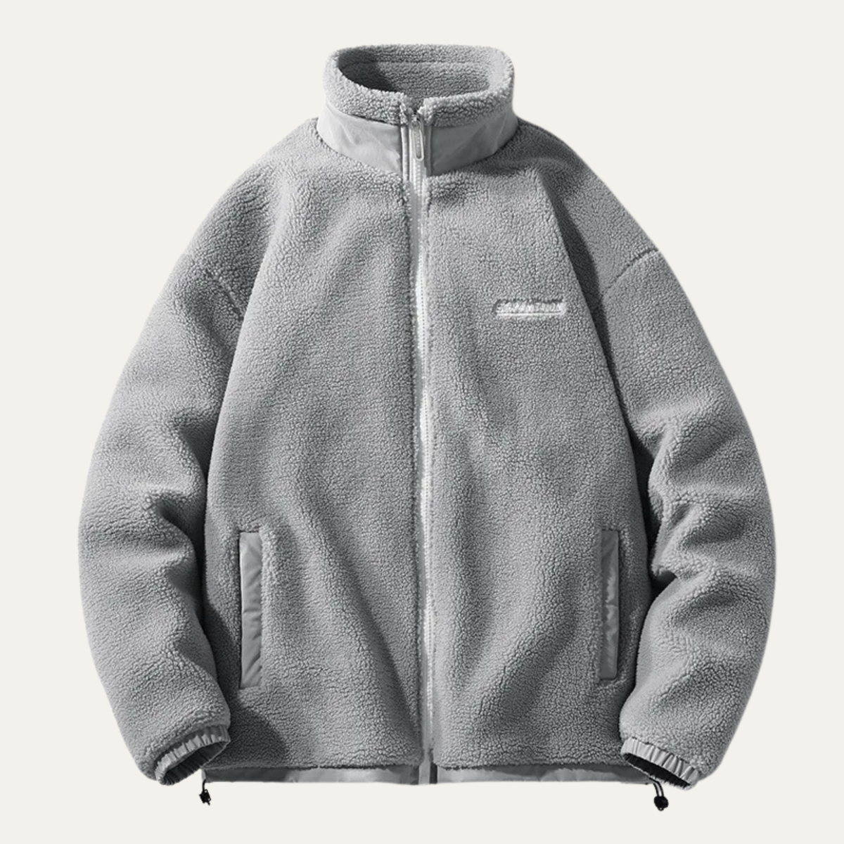 Veste polaire zippée sherpa douce et chaude pour homme