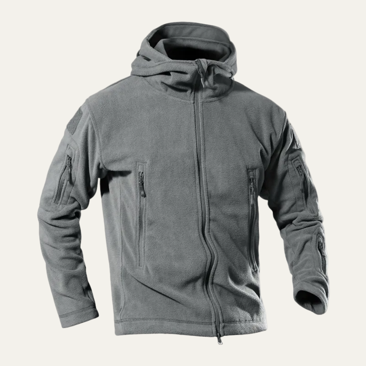 Veste polaire homme à capuche imperméable et respirante