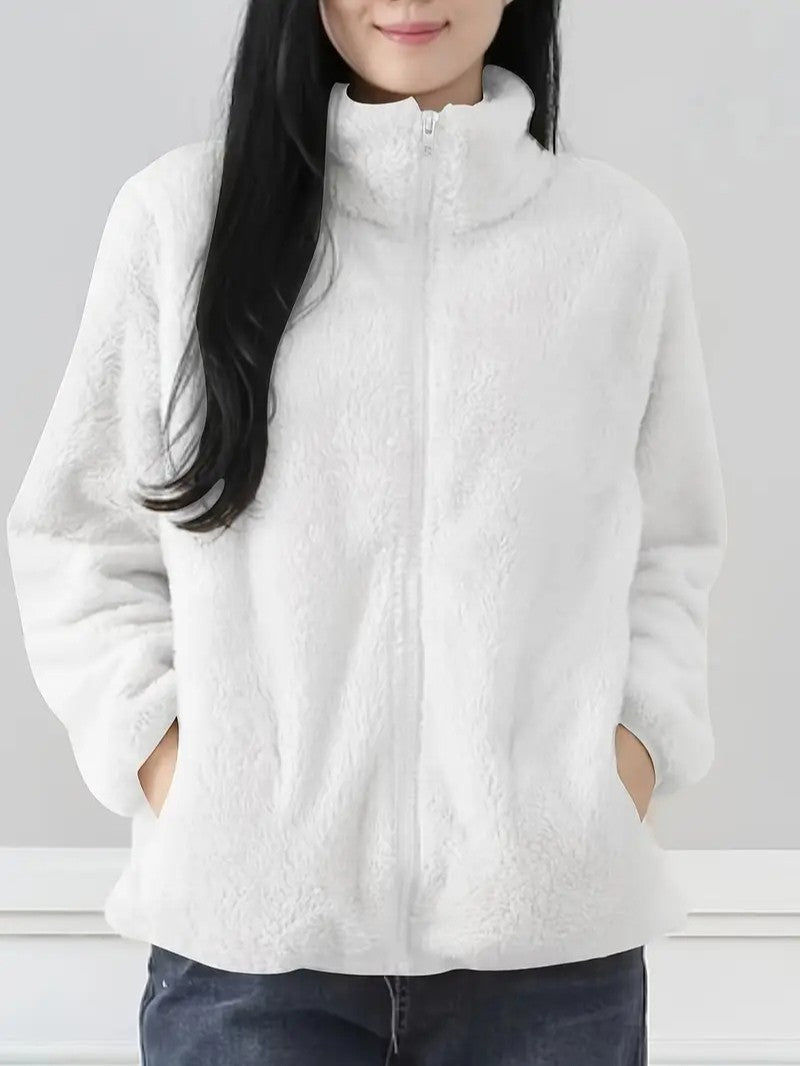 VogeLuxe | Veste polaire zippée pour femme 14