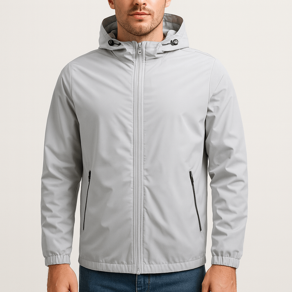Veste de survie imperméable pour homme avec capuche