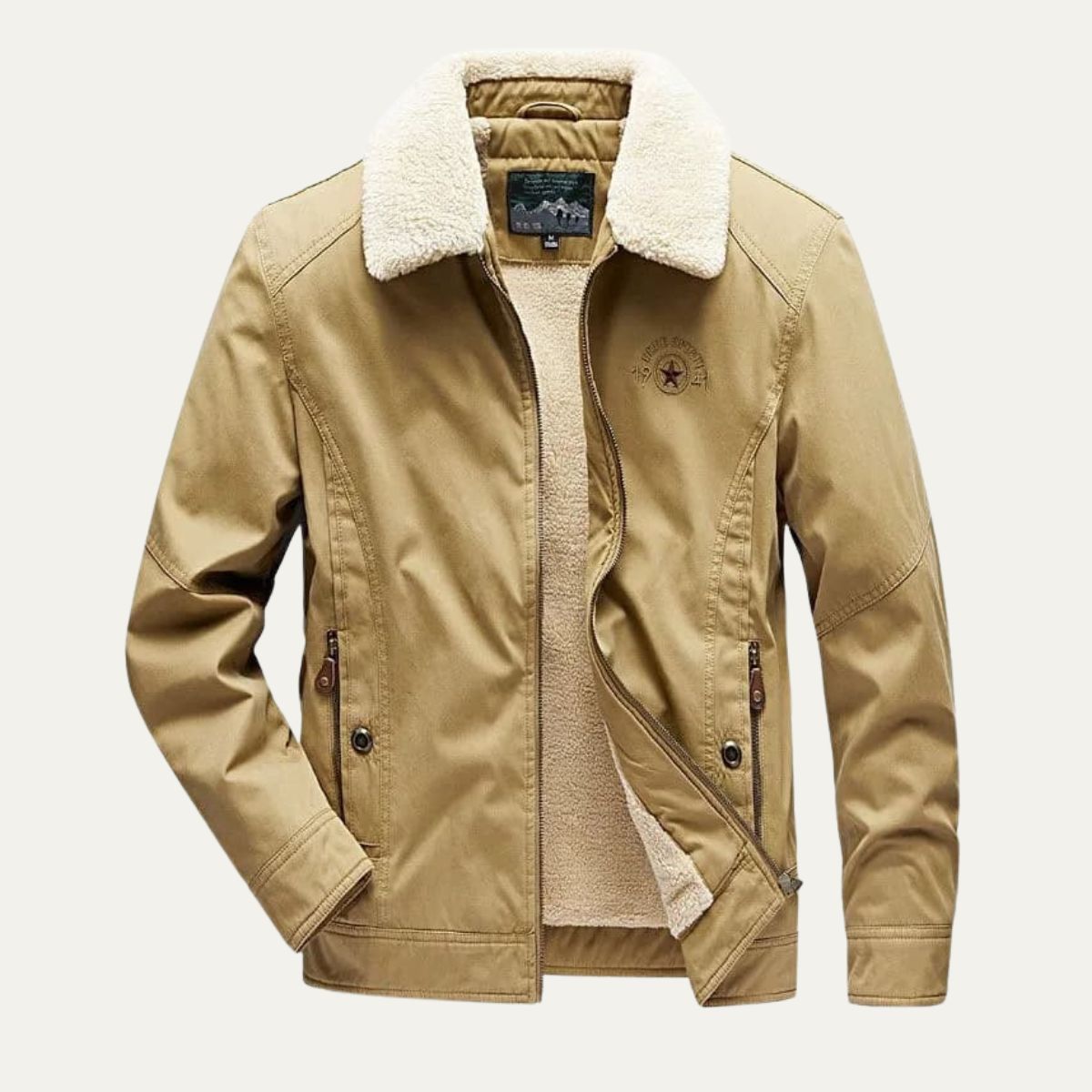 Veste softshell zippée polaire pour homme