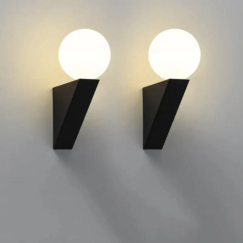 Voitia™ – Applique Murale LED Noire & Blanche Moderne avec Intensité Réglable