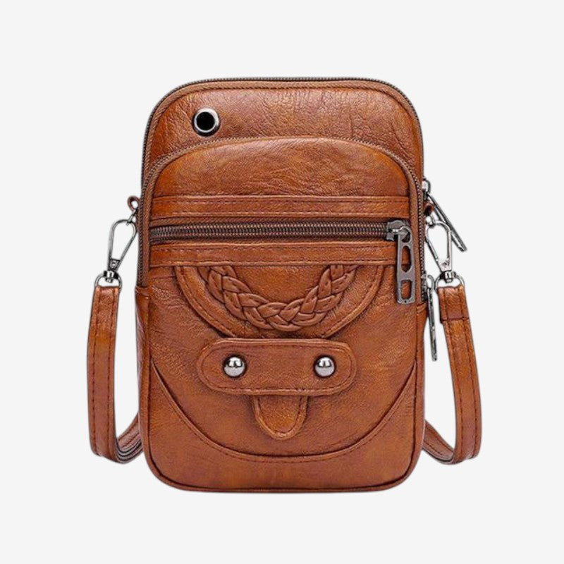Sac à Épaule Pratique avec Poches Fermées et Sangles Adjustables