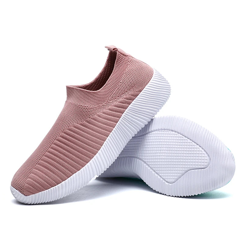 VulcaStyle™ – Baskets Femmes Slip-On Confortables et Élégantes
