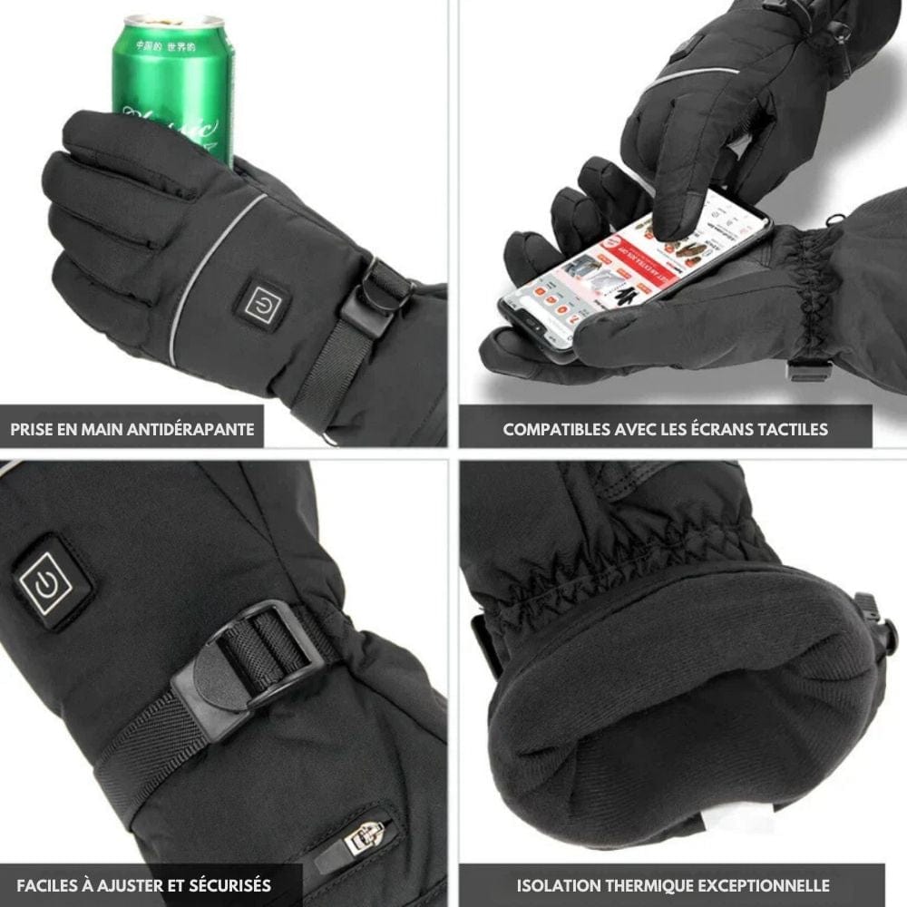 WarmFlex - Gants Chauffants Électriques